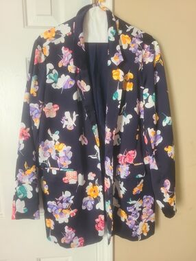 A New Day- Floral Blazer